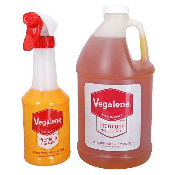 Vegalene Premium 3-Oil Blend Food Release Pan Spray 1/2 gal. W/Sprayer, PK4 64021